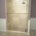 thumbnail image 2 of Tile Redi Rt3448r-Sq-Rb34-Kit Base'n Bench 34" X 60" Rectangular Shower Base - Chrome, 2 of 7