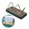 thumbnail image 4 of Wood Business Card Holder 70 Card Capacity Durable for Desk Counter Tabletop B, 4 of 7