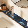 thumbnail image 2 of Yayeee Faucet Mat for Kitchen Sink 14.7" Diatomite Long Splash Guard Pad, Window Earth, 2 of 7