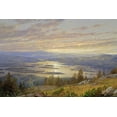 thumbnail image 2 of Alpenglow Workshop 14x11 White Modern Wood Framed Museum Art Print Titled - Lake Squam new Hampshire, 2 of 4