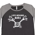 thumbnail image 4 of Inktastic Life Behind Bars Motorcycle Women's Plus Size T-Shirt, 4 of 5