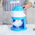 thumbnail image 6 of Mouliraty Hand Shaved Ice Machine Manual Fruit Machine Household Ice Shaver Small Ice Crusher, 6 of 7