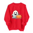 thumbnail image 2 of VKOYWKM Sweatshirts for Women Halloween Spooky Season Graphic Pullover Top Cute Crewneck Sweatshirt Oversized Long Sleeve Fall Sweatshirts, 2 of 6