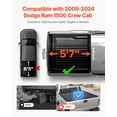 thumbnail image 2 of VEVOR Housse de Tonneau Rétractable de 5,7 Pi Housse de Tonneau Rigide pour Dodge Ram 1500, 2 of 9