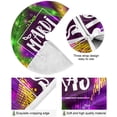 thumbnail image 2 of Coolnut Mardi Gras Christmas Tree Skirt Tree Skirt for Holiday Party Home Christmas Day Ornaments36", 2 of 6