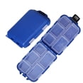 thumbnail image 1 of Plastic Tackle Box For Casting Fishing Fly Fishing Tackle Box Spoon Hooks Organizer Multifunctional Fishing Box 9.5 x 6 x 2.5cm, 1 of 9