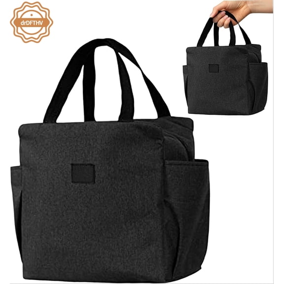 Insulated Thickened Lunch Bag, Aluminum Foil Large Capacity Waterproof for Work Picnic