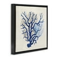 thumbnail image 4 of Stupell Industries Blue Coral Branches Nautical & Beach Painting Black Floater Framed Canvas Art Print Wall Art, 25 x 25, 4 of 10