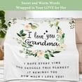 thumbnail image 2 of Grandma Blanket I Love You Blanket for Grandma Soft Grandma Throw Blanket 60" x 50", White, 2 of 6