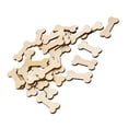 thumbnail image 4 of Omeite Wooden dog bones wood chips hand-painted DIY accessories album stickers home decoration ornaments (50pcs/pack), 4 of 7