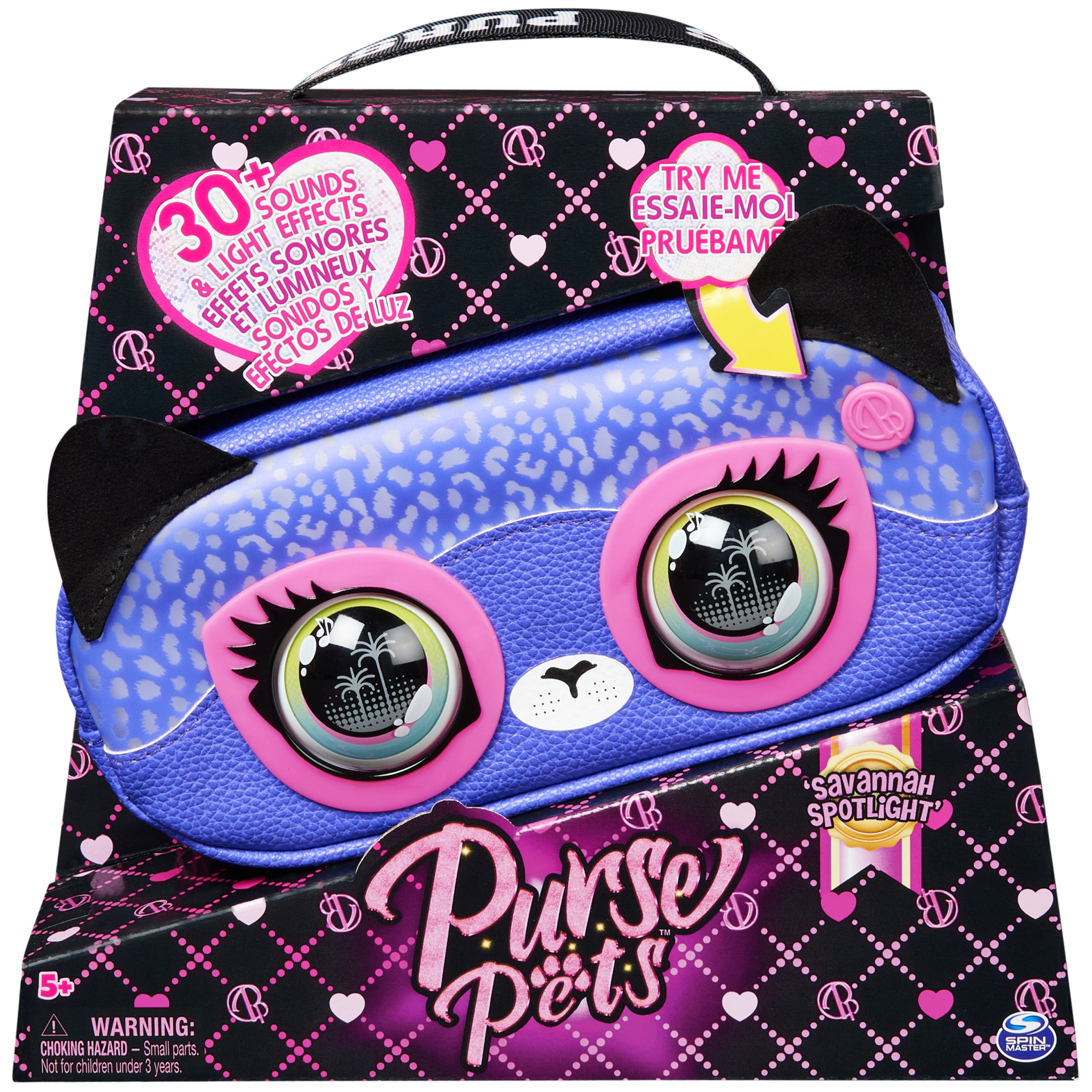 Purse Pets, Savannah Spotlight with over 30 Sounds and Light Effects 