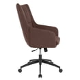 thumbnail image 2 of Flash Furniture Barcelona Home and Office Upholstered High Back Chair in Brown Fabric, 2 of 5