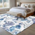 thumbnail image 4 of Ocean Coral Large Area Rugs 6x9 ft Summer Sea Star Seagrass Shell Washable Rug Non Slip Indoor Carpet Absorbent Floor Mat for Living Room Bedroom Dining Room, 4 of 9