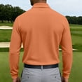 thumbnail image 5 of Mfakffe Men's Knit Polo Shirts Long Sleeve Sweater Polo Lightweight Fashion Casual Collared Shirts, 5 of 5