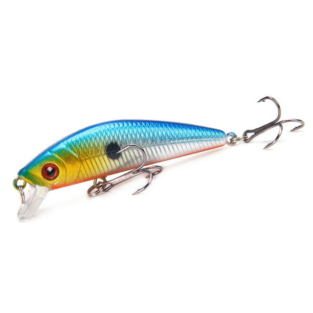 Lot De 3 Leurres De Pêche Durs – 4 Pouces – Eau Douce/salée – Débutants