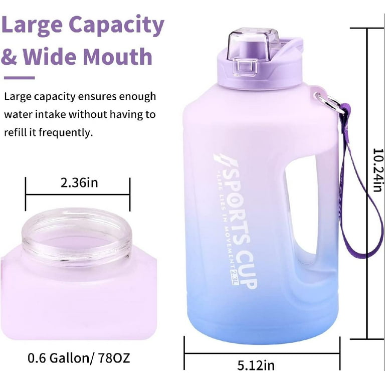 Cool Gear 4-Pack BEAST 100 oz Jug with Handle | Large Capacity Water bottle  for Athletes, Fitness, Gym, & Outdoor Sports | Wide mouth, Leak proof