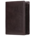 thumbnail image 3 of (2 pack) FALAN MULE Minimalist Wallets for Men Genuine Leather Bifold Wallet RFID Blocking Card Holder, 3 of 8