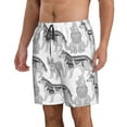 thumbnail image 2 of Naloa German Shepherd Dog Men's Beach Shorts, Surfing shorts, Swim trunks, Quick Dry Swim Trunks for Surfing Beach Fun - X-Large, 2 of 9