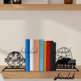 thumbnail image 5 of Shinelab Logistics Metal Bookends, Shipping Bookshelf Office Decor, Logistics Gift 12808, 5 of 5