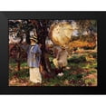 thumbnail image 2 of Sargent, John Singer 14x12 Black Modern Framed Museum Art Print Titled - The Sketchers, 2 of 5