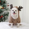 thumbnail image 5 of Pet Dog Cat Soft Winter Fleece Jumpsuit, Warm Snug Four-Legged Comfortable Coat, Cozy Snowsuit for All Breeds Cold Weather Outdoor Fun Red XL, 5 of 8