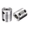 thumbnail image 6 of Uxcell 2PCS Motor Shaft 12mm to 12mm Helical Beam Coupler Coupling 25mm Dia 30mm Length, 6 of 6