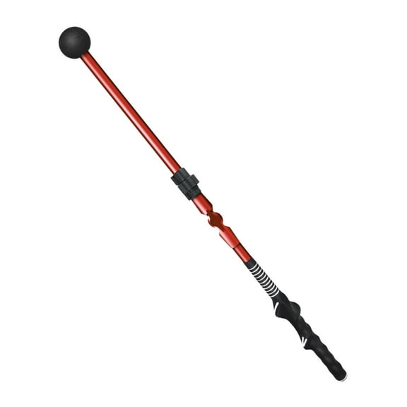 Luwecf Golf Swing Trainer Folded Portable Equipment Golf Grip Training Aid Golf Warm up Red