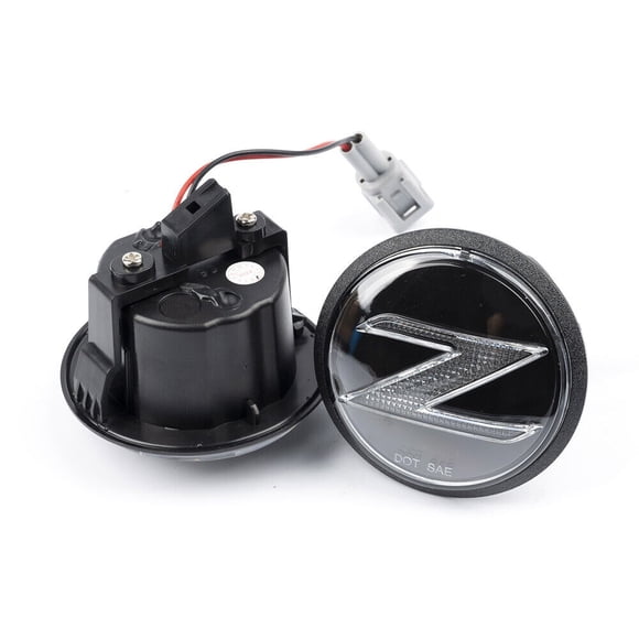 For 09 - for Nissan 370Z NISMO Z34 350Z Z33 LED fender badge side turn signal light -