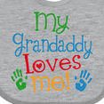 thumbnail image 4 of Inktastic My Grandaddy Loves Me Boys or Girls Baby Bib, 4 of 4