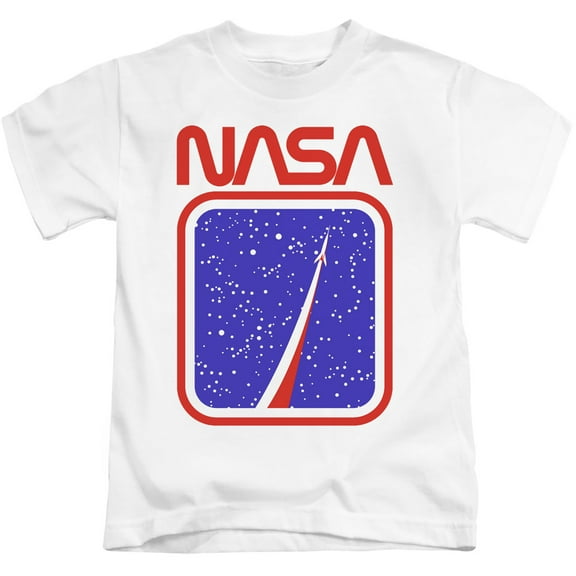 Nasa To The Stars Youth 18/1 T-Shirt White