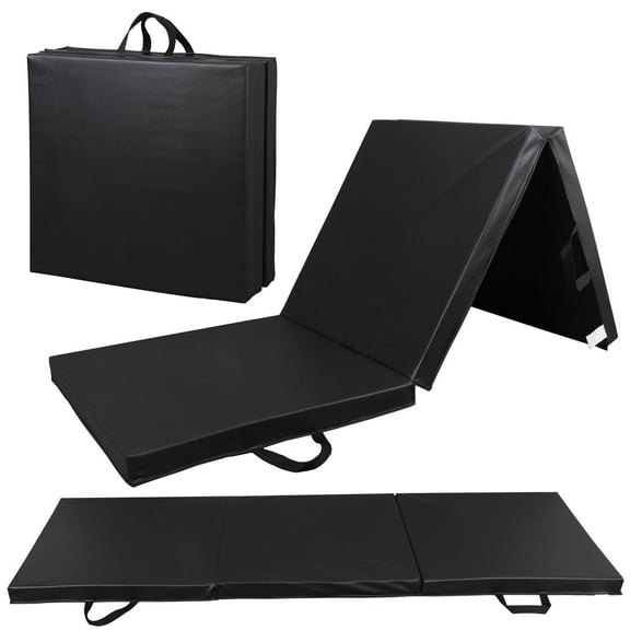 Fold Exercise Thick Mat Tri Training Workout Padded Non Slip Yoga Gym Mats