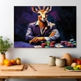 thumbnail image 5 of Gazelle Playing Poker Poster Wall Art Poster Wall Decor Aesthetic Posters for Bedroom Bathroom Living Room 777CA50, 5 of 6