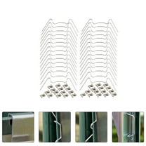 Worgeous 60PCS Greenhouse Glass Pane Fixing Clip Stainless Steel Greenhouse Supply