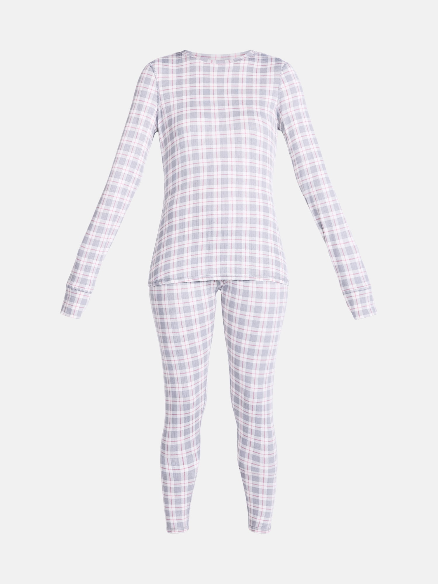 ClimateRight by Cuddl Duds Women's Pointelle Knit 2PC Top and Legging Thermal Base Layer Set, Sizes XS to 4X