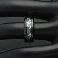 thumbnail image 4 of Dragon Wedding Band for Women or Men Black or Blue Stainless Steel Ring by Ginger Lyne Collection, 4 of 6