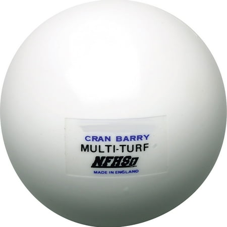 CranBarry Hollow Multi Turf Field Hockey Ball White