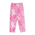 thumbnail image 4 of Balery Breast Cancer Awareness (3) print Women's Pajama Pants,Ultra Lightweight Pjs,Lounge Pant-X-Large, 4 of 9