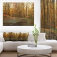 thumbnail image 1 of Curving Road in Autumn Forest - Forest Canvas Art Print, 1 of 4