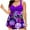 65 Purple, variant on Feimerou Swimsuits for Women Plus Size Tankini Bathing Suits High Waisted Tummy Control Modest Two Piece Swimsuit with Boyshorts