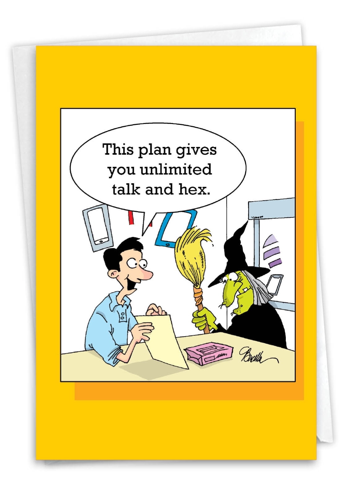 Happy Halloween Card, Gift For Friends, Gift For Coworkers, Eco Friendly Card