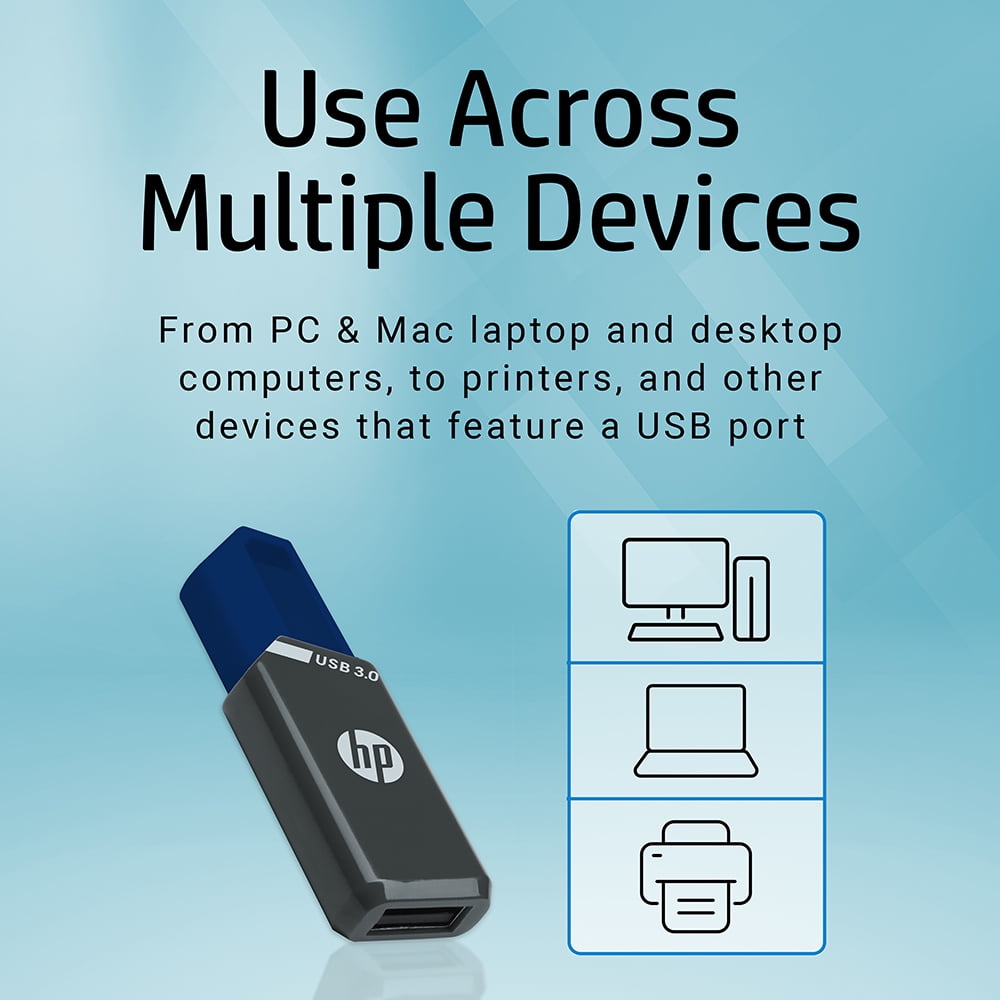  HP 256GB x900w USB 3.0 Flash Drive,BLACK : Electronics