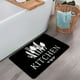 thumbnail image 4 of Alfombras de baño, alfombras para sala de estar, alfombra de área, 1 alfombra de baño con relieve, absorbente de agua y lavable, antideslizante, gruesa, suave y cómoda., 4 of 4