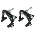 thumbnail image 2 of Bike Brakes Calipers, Bicycle Rim C Type Brake Sets, Front and Rear Side Pull C Caliper Brake with 48mm Pads and 4.33In Long Arm Fit for Most Road Bicycle, 1 Pair, Black, 2 of 4