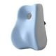 thumbnail image 5 of Almohada de soporte para la espalda alta, almohada lumbar de alta densidad, cojín de espuma viscoelástica para la espalda, para silla de computadora, Azul, 5 of 8