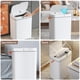 thumbnail image 2 of Cubo de Basura Inteligente, Cesto Basura Baño Sin Contacto Impermeable Recargable, 15L Silent Bote de Basura con Tapa, Basurero Inteligente para Cocina, Baño, Recámara, Oficina, Inodoro, etc., 2 of 6