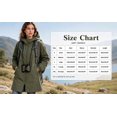 thumbnail image 3 of Enjoytime Windbreaker Jacket Women Long Sleeve Zip Up Hooded Long Rain Jacket Outdoor Hiking Travel Casual Outerwear with Pockets, 3 of 8