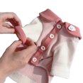thumbnail image 4 of Ropa Para Cachorros Camisa Para Mascotas Transpirable Costura Fina Tela Acanalada Botones Elásticos Para Otoño Para Caminar ANGGREK Otros, 4 of 5