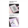 thumbnail image 4 of Desafío de Ahorro de Dinero de 100 Sobres, Carpeta de Desafío de 100 Sobres, Carpeta de Ahorro de Dinero, Libro de Presupuesto (Rosa), 4 of 5