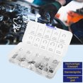 thumbnail image 2 of Heat Treated Metal Clips Assortment, Stainless Steel E-Clip Set For Retaining Rings, High Strength Clips With Excellent Rust Resistance For Indoor Outdoor Use, 2 of 7