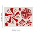 thumbnail image 3 of Red Christmas Candy Placemats White Cute Candy Canes Table Mat Linen Burlap Washable Double Heat Insulation for Dining Table Kitchen Table, 3 of 6